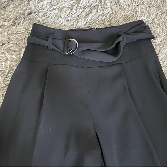 BCBG D-Ring Belt High Waisted Wide Leg Pants, XS - Picture 8 of 12